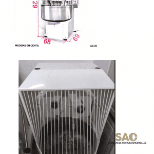 AMASADORA DE BRAZOS AB-20 (Maquinaria Panadería)