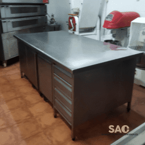 MESA CENTRAL 210x110 TIPO 1444/55 (Maquinaria Panadería)
