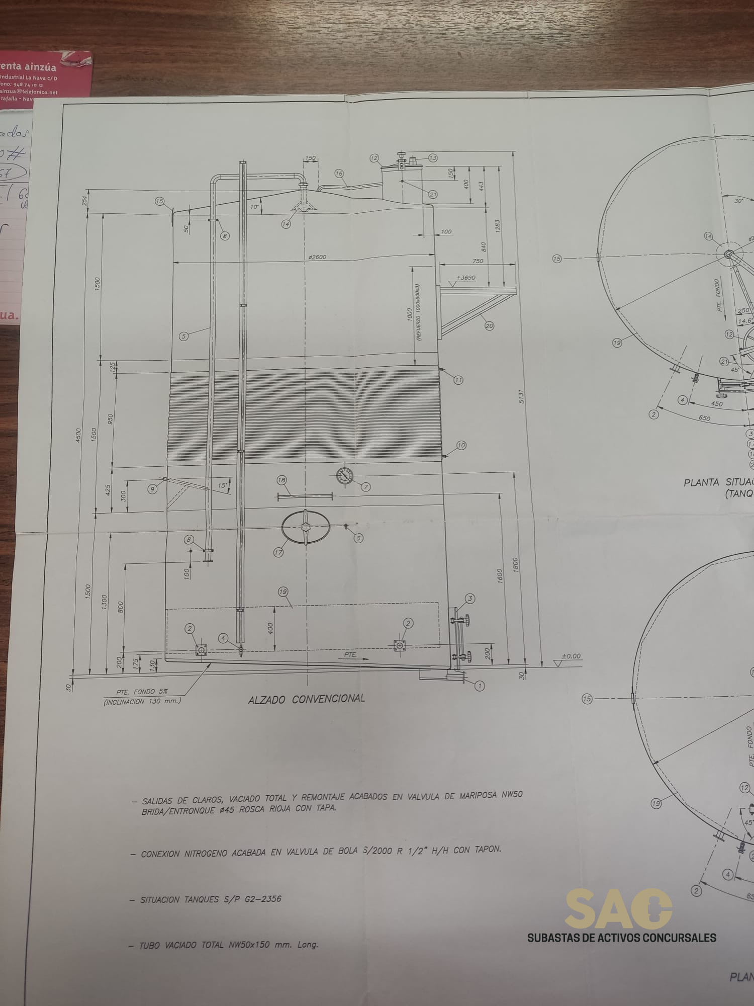 Depósitos Acero Inoxidable 24.000 l. - Imagen 2