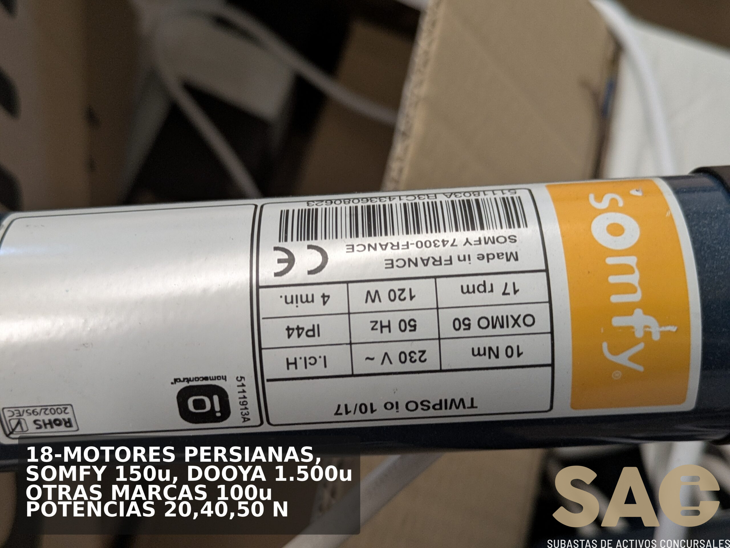 Liquidación de activos PERSIANAS ALAZAN, S.A. (Solicitud de ofertas) - Imagen 61